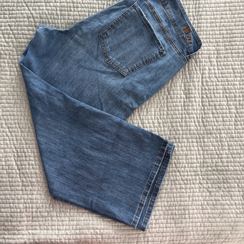 Kut form the Kloth Lucy Double Button High Waist Wide Leg Jeans (16W)